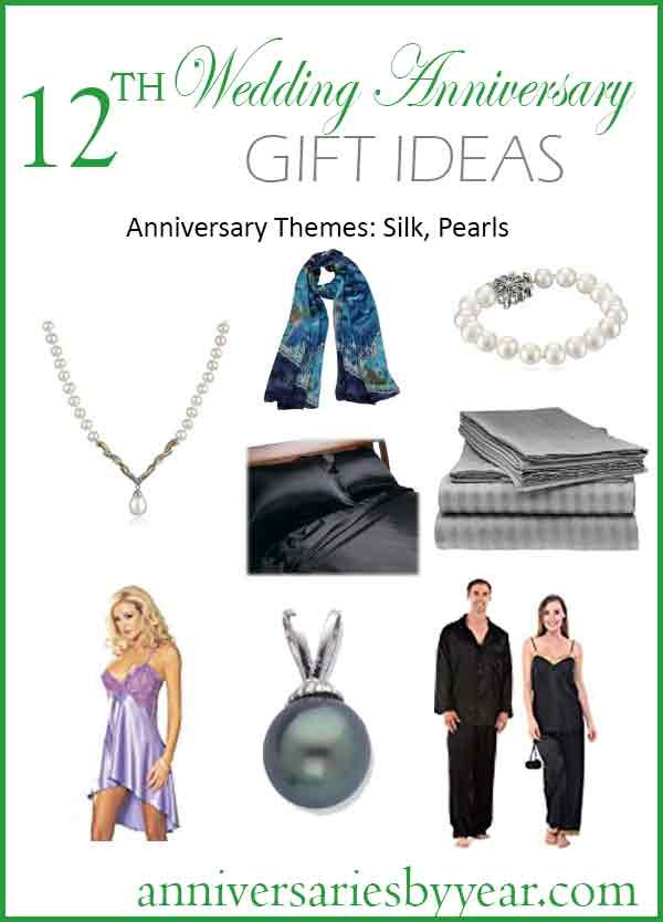 12th Year Anniversary 12th Anniversary Gifts