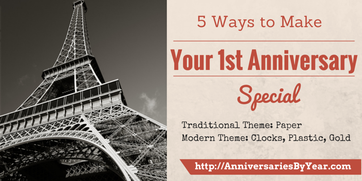 5 ways to make your 1st Wedding  Anniversary  special